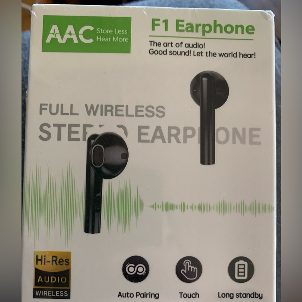 Full Wireless Stereo Earphones Brand New In Box